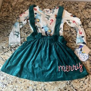Bluey Holiday Outfit set NWT size 2T